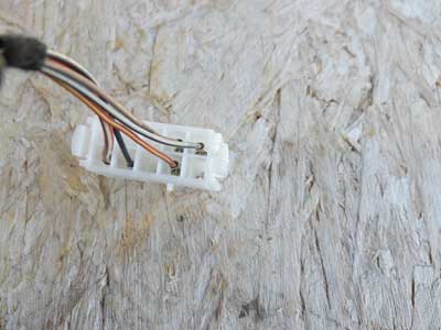 Mercedes White 10 Pole 5 Wire Connector 03954563284